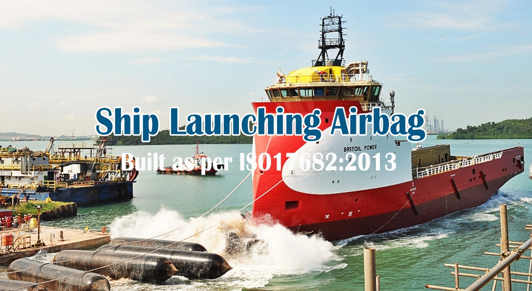 China Cheap Price 1.2/1.5/1.8/2.0m Launch Roller Lifting Ship Launching Balloon/Airbags for Docking/Boat/Ship/Vessel/Marine