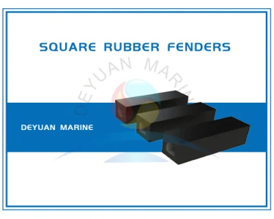 Quadratischer Gummifender für Marineterminals